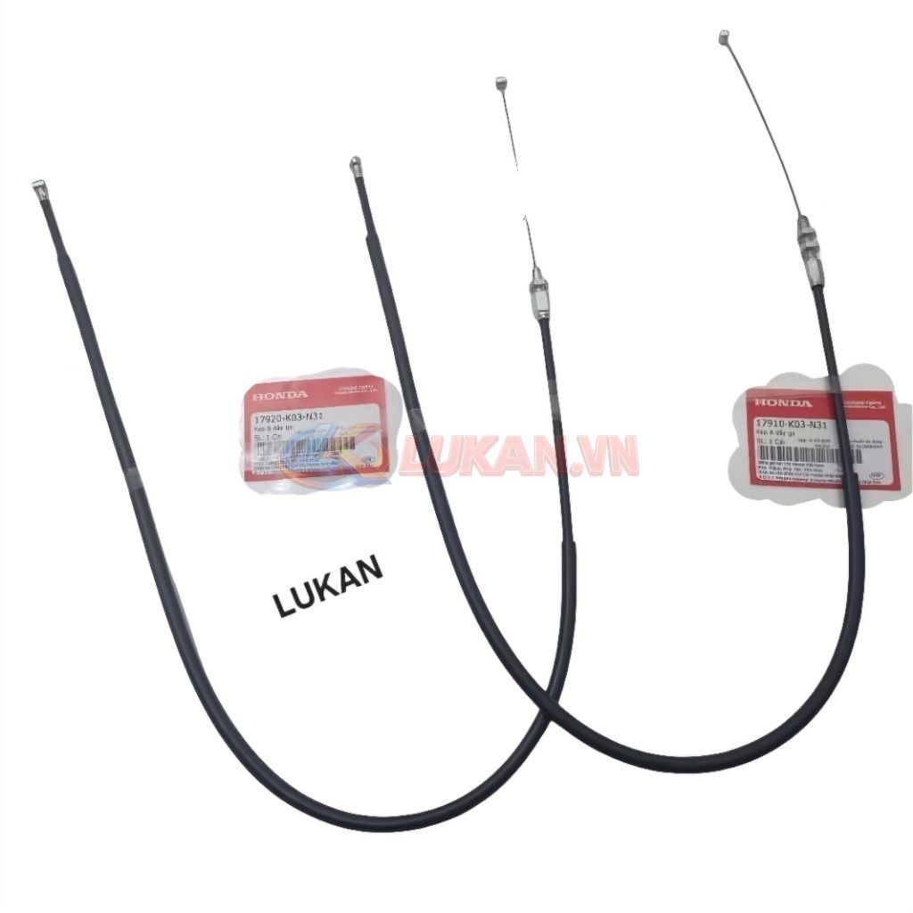 Bộ dây ga xe WAVE RSX 110 Fi zin chính hãng 17910-K03-N31, 17920-K03-31 - Ảnh 3