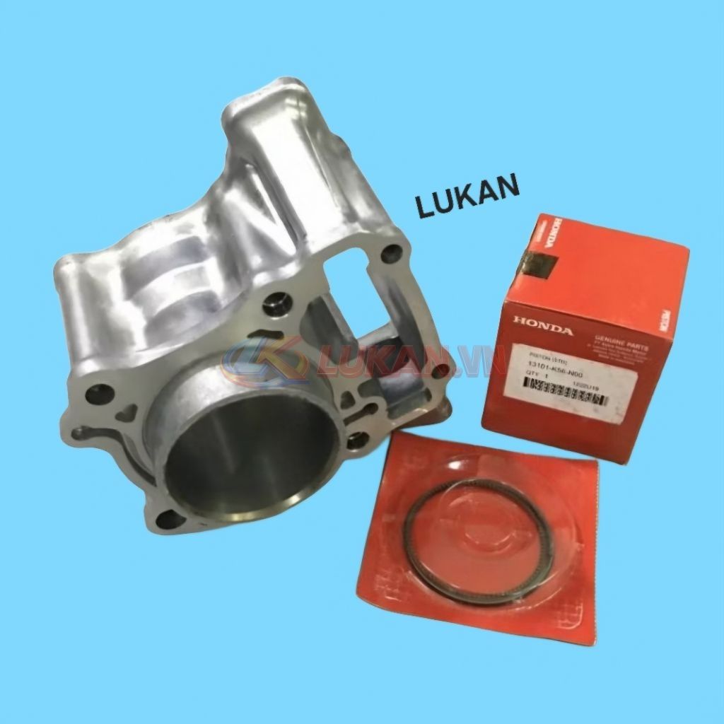 Bộ lòng, nòng hơi xi lanh xe WINNER, SONIC 150... luôn piston bạc zin Honda - Ảnh 4