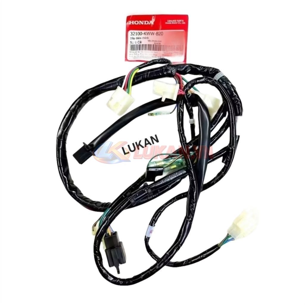 Dây điện sườn chính xe WAVE S110, RSX... zin chính hãng 32100-KWW-B20 - Ảnh 3