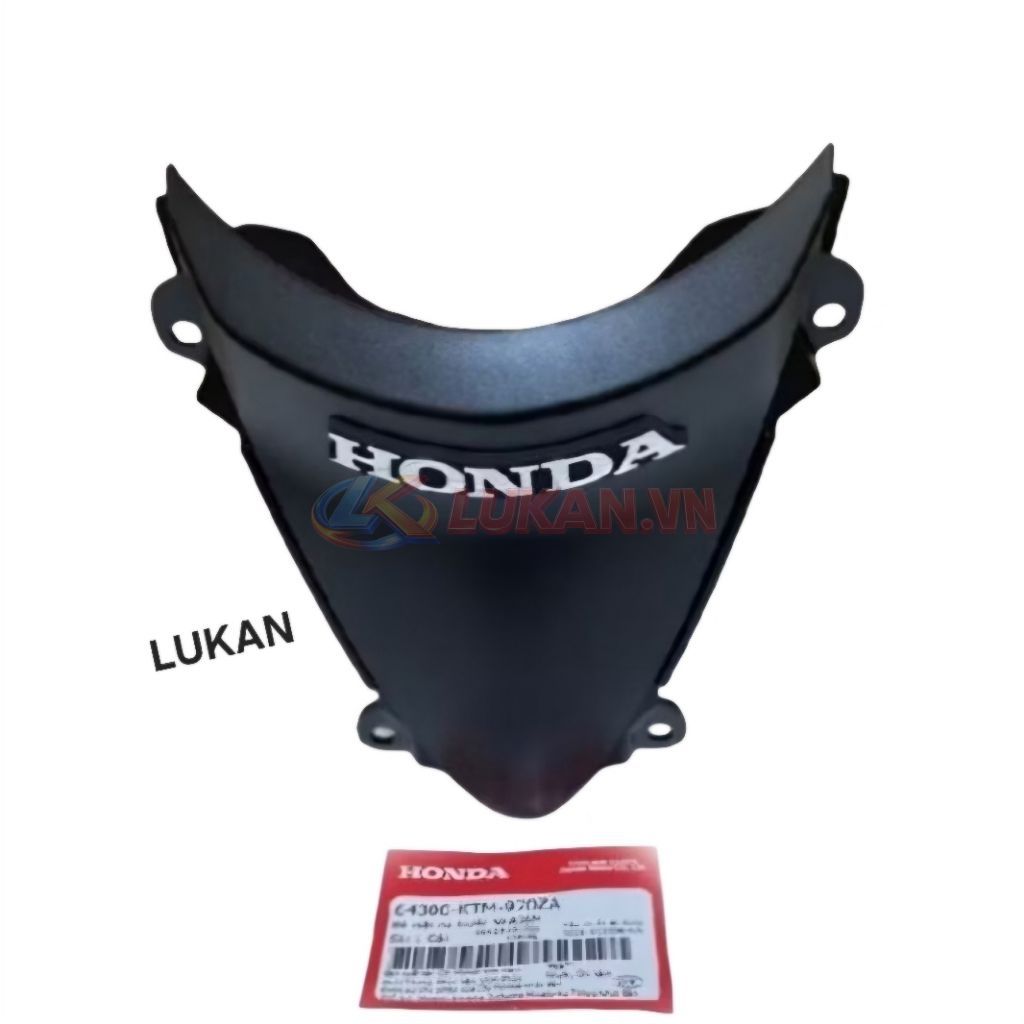 Tấm nhựa, mặt nạ con trước FUTURE NEO 125.... Đen nhám mờ zin 64300-KTM-920ZA - Ảnh 4