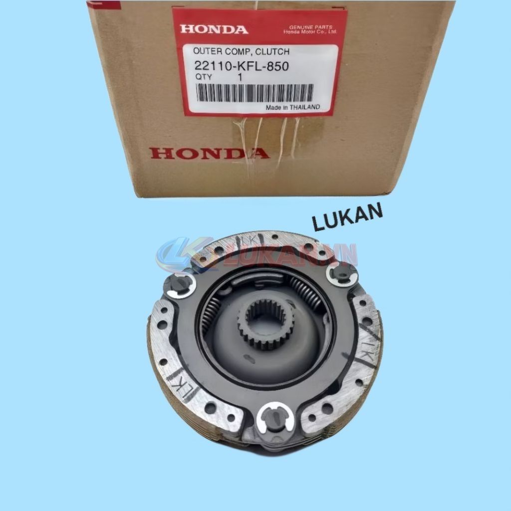 Cụm bố chuông nồi, côn ba càng WAVE Thái, FUTURE 1... zin Honda 22110-KFL-850 - Ảnh 3
