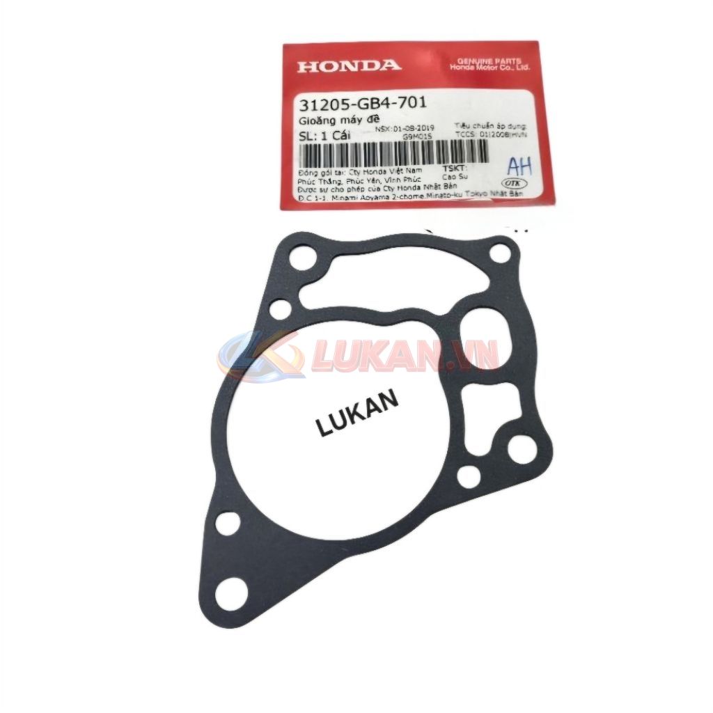 Gioăng, ron củ motor khởi động xe DREAM, WAVE, FUTURE... zin 31205-GB4-701 - Ảnh 3