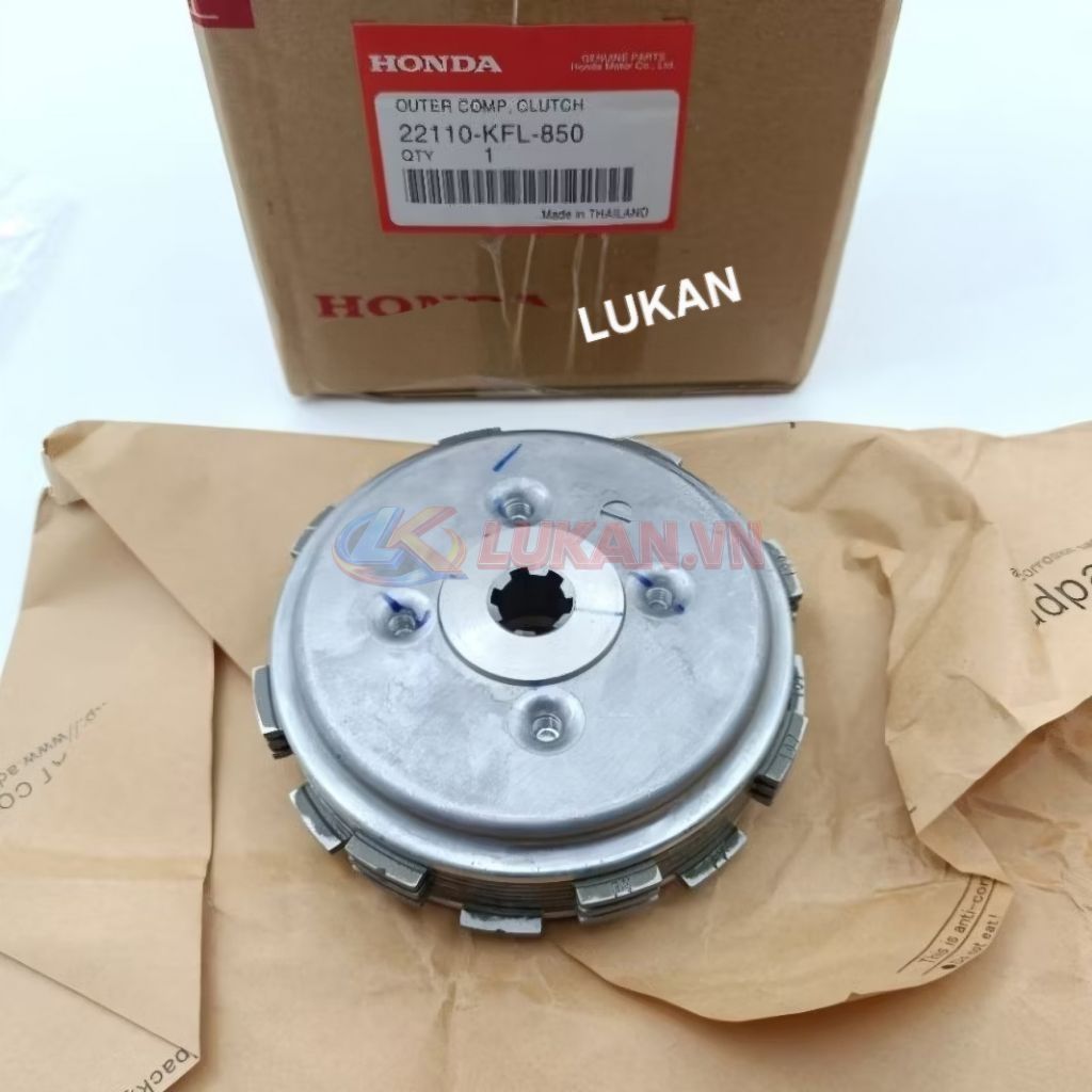 Cụm nhôm luôn bố nồi côn sau WAVE Thái, FUTURE 1.... ly hợp zin - Ảnh 3