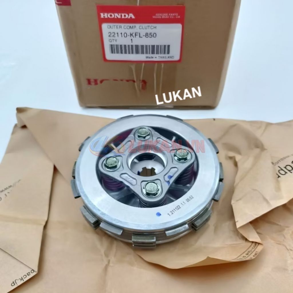 Cụm nhôm luôn bố nồi côn sau WAVE Thái, FUTURE 1.... ly hợp zin - Ảnh 4