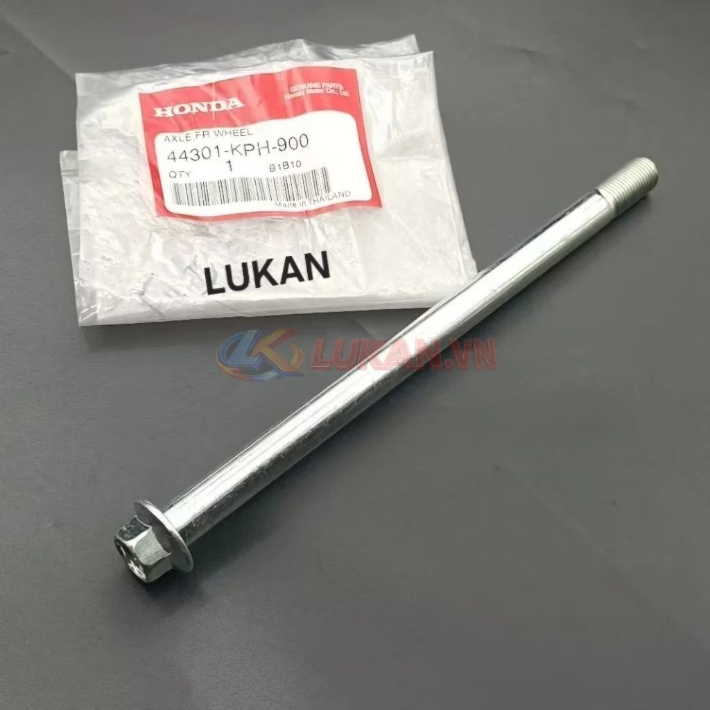 Trục cốt đùm bánh trước xe FUTURE 2, NEO, X 125....zin Honda 44301-KPH-900 - Ảnh 2