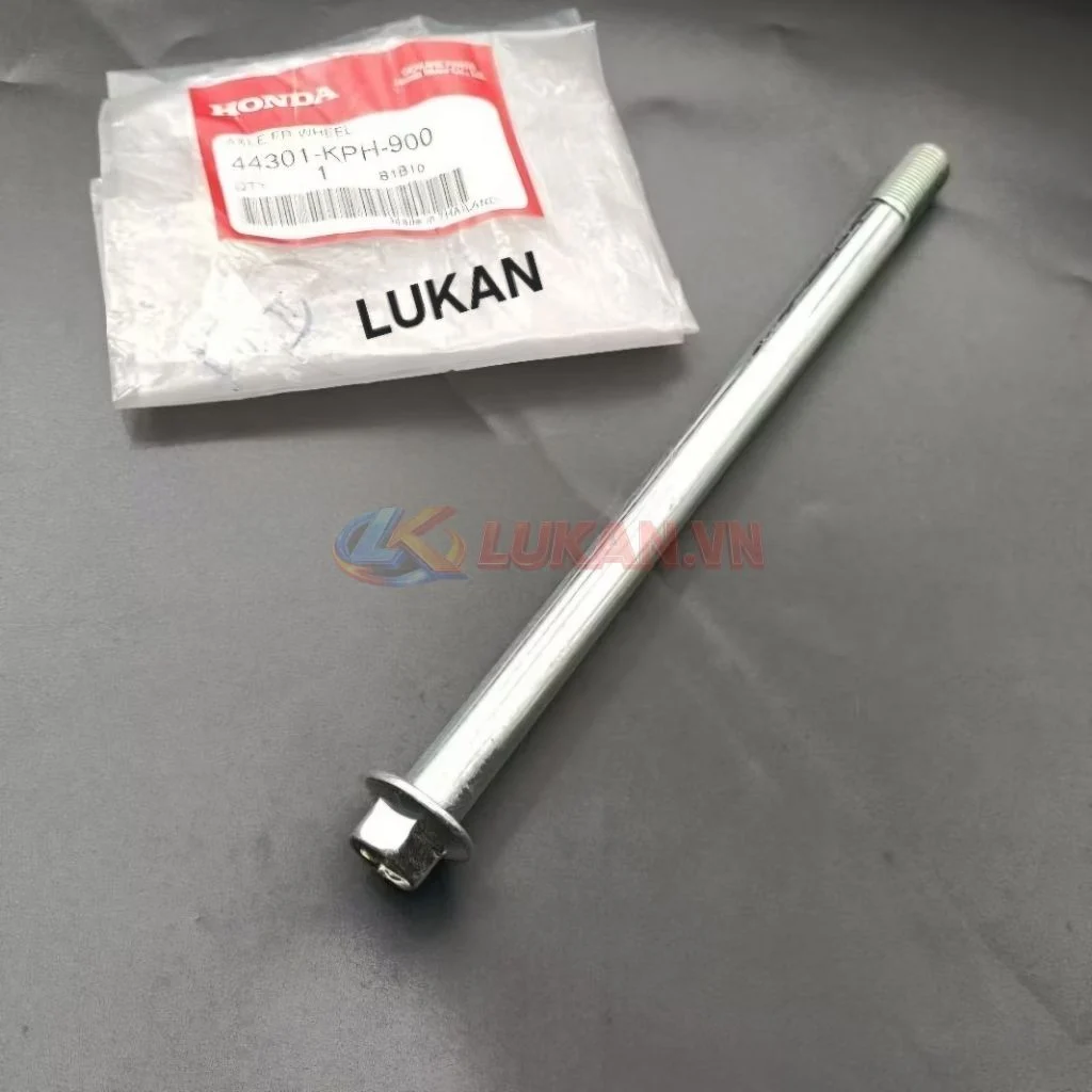 Trục cốt đùm bánh trước xe FUTURE 2, NEO, X 125....zin Honda 44301-KPH-900 - Ảnh 4