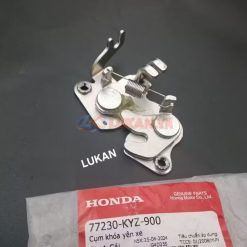 Cụm gài chốt, khóa cốp bướm yên FUTURE MẬP, LED 125... zin 77230-KYZ-900