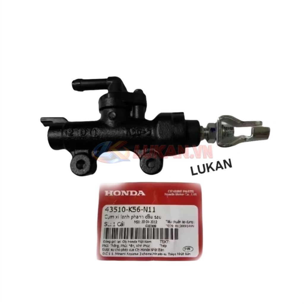 Ben đạp thắng, phanh sau xe WINNER V1, RS 150 zin chính hãng 43510-K56-N11 - Ảnh 4
