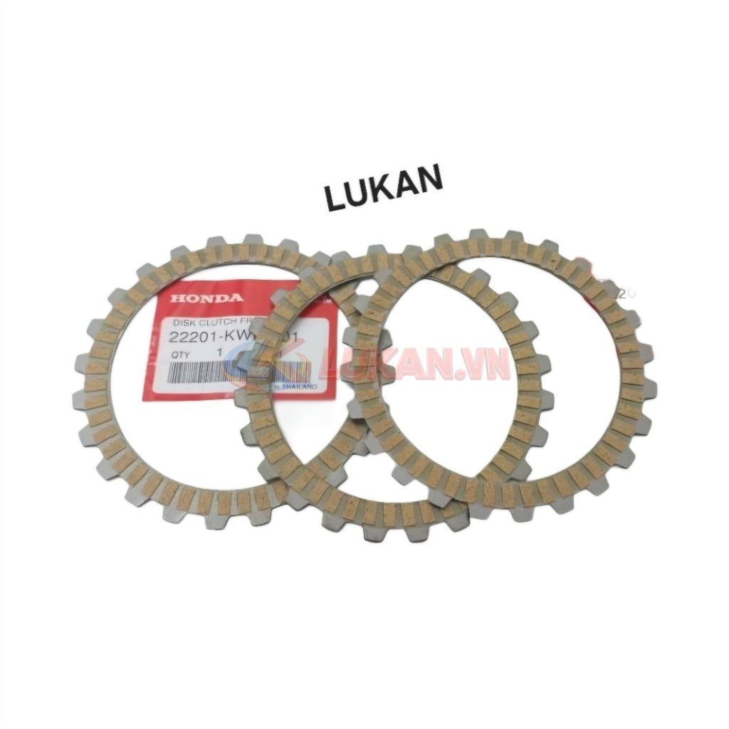 Bộ lá bố nồi côn, ly hợp xe WAVE S110, RSX, BLADE, A110... zin 22201-KWB-601, 22201-KWW-741 - Ảnh 3