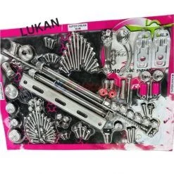 Full bộ ốc kiểu salaya inox xe Super DREAM đầy đủ chi tiết