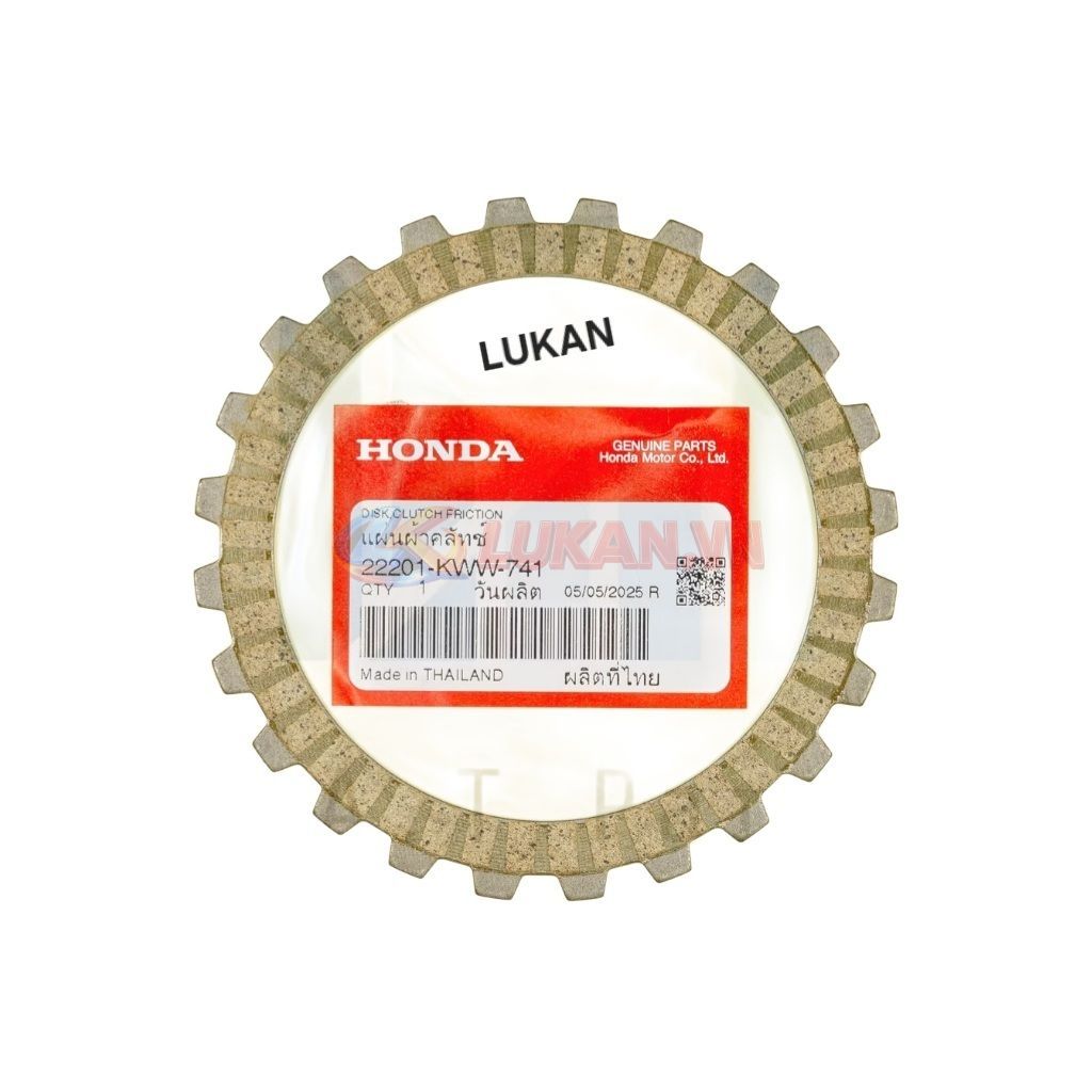Bộ lá bố nồi côn, ly hợp xe WAVE S110, RSX, BLADE, A110... zin 22201-KWB-601, 22201-KWW-741 - Ảnh 8