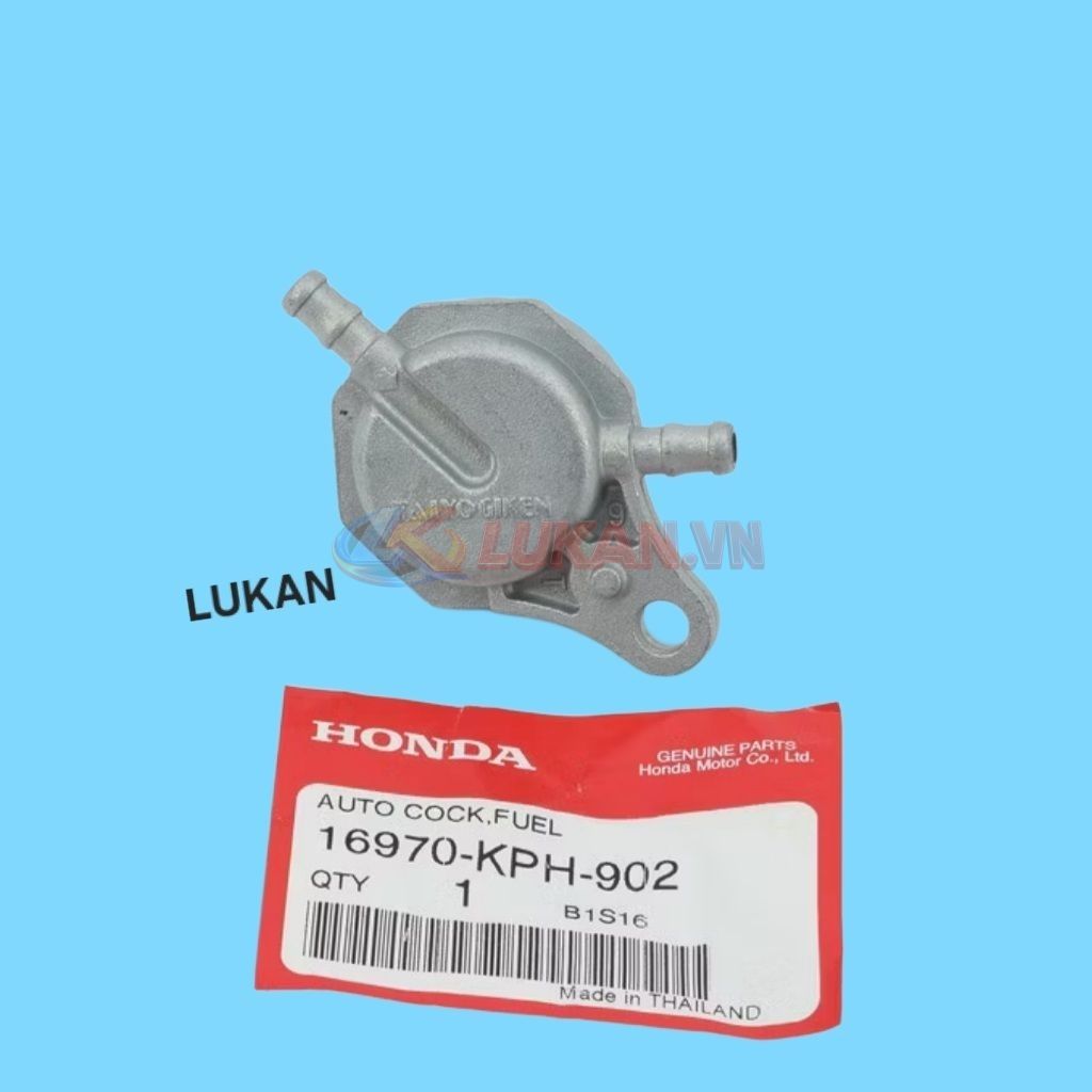 Van bơm xuống, khóa xăng xe FUTURE 2, NEO, X, WAVE 125... zin 16970-KPH-902 - Ảnh 6