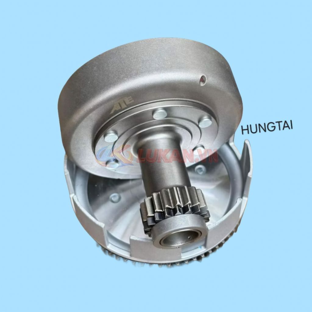 Cặp nhông hú, nồi côn độ 18 răng xe DREAM, WAVE.... lỗ 19mm - Ảnh 4