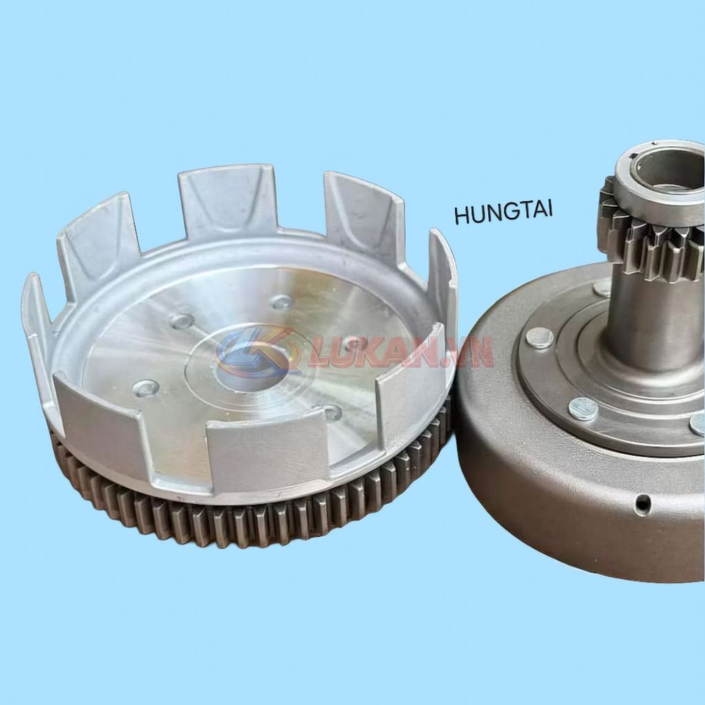 Cặp nhông hú, nồi côn độ 18 răng xe DREAM, WAVE.... lỗ 19mm - Ảnh 5