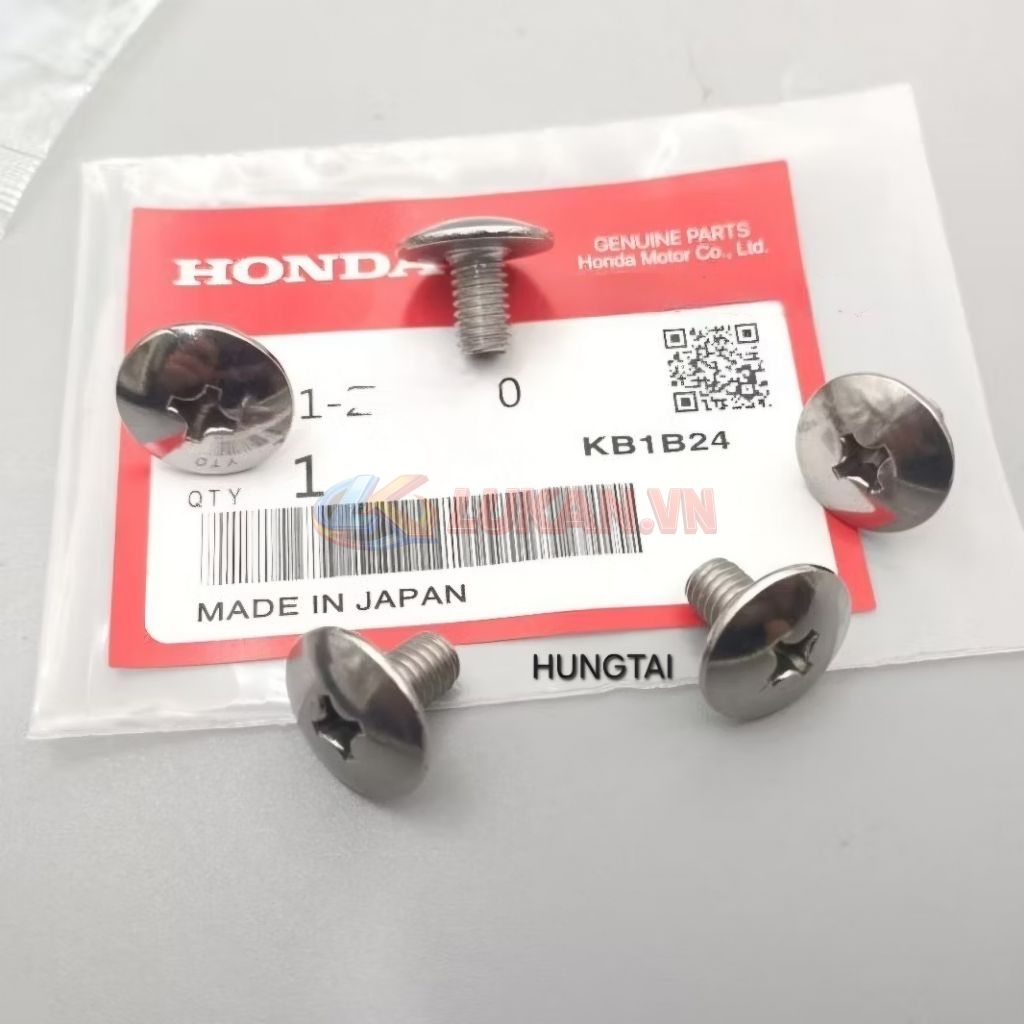 1 ốc vít 6x10 bắt nhựa dàn áo xe WAVE, FUTURE... zin - Ảnh 4