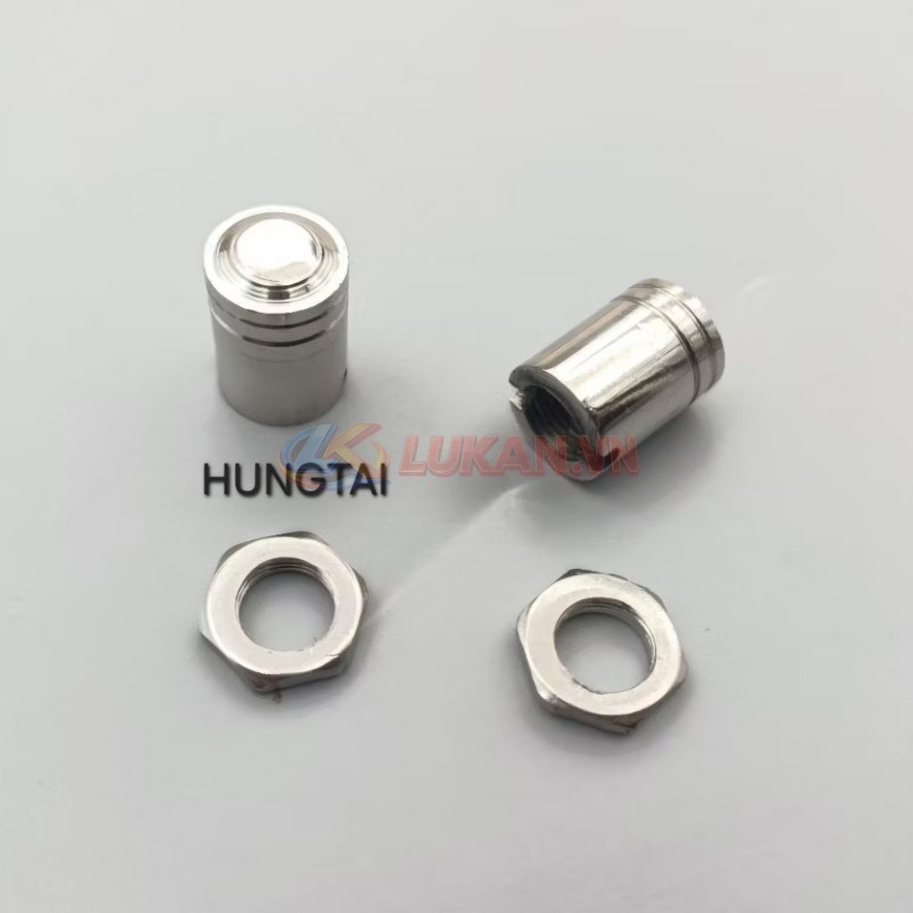 Cặp ốc, nắp van vòi inox bánh lốp DREAM, WAVE, FUTURE... - Ảnh 4