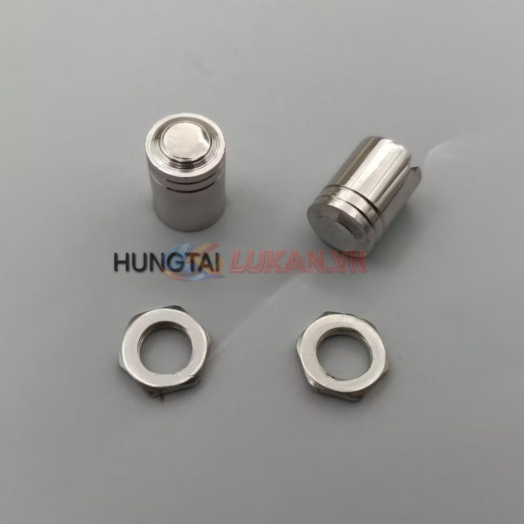 Cặp ốc, nắp van vòi inox bánh lốp DREAM, WAVE, FUTURE... - Ảnh 3