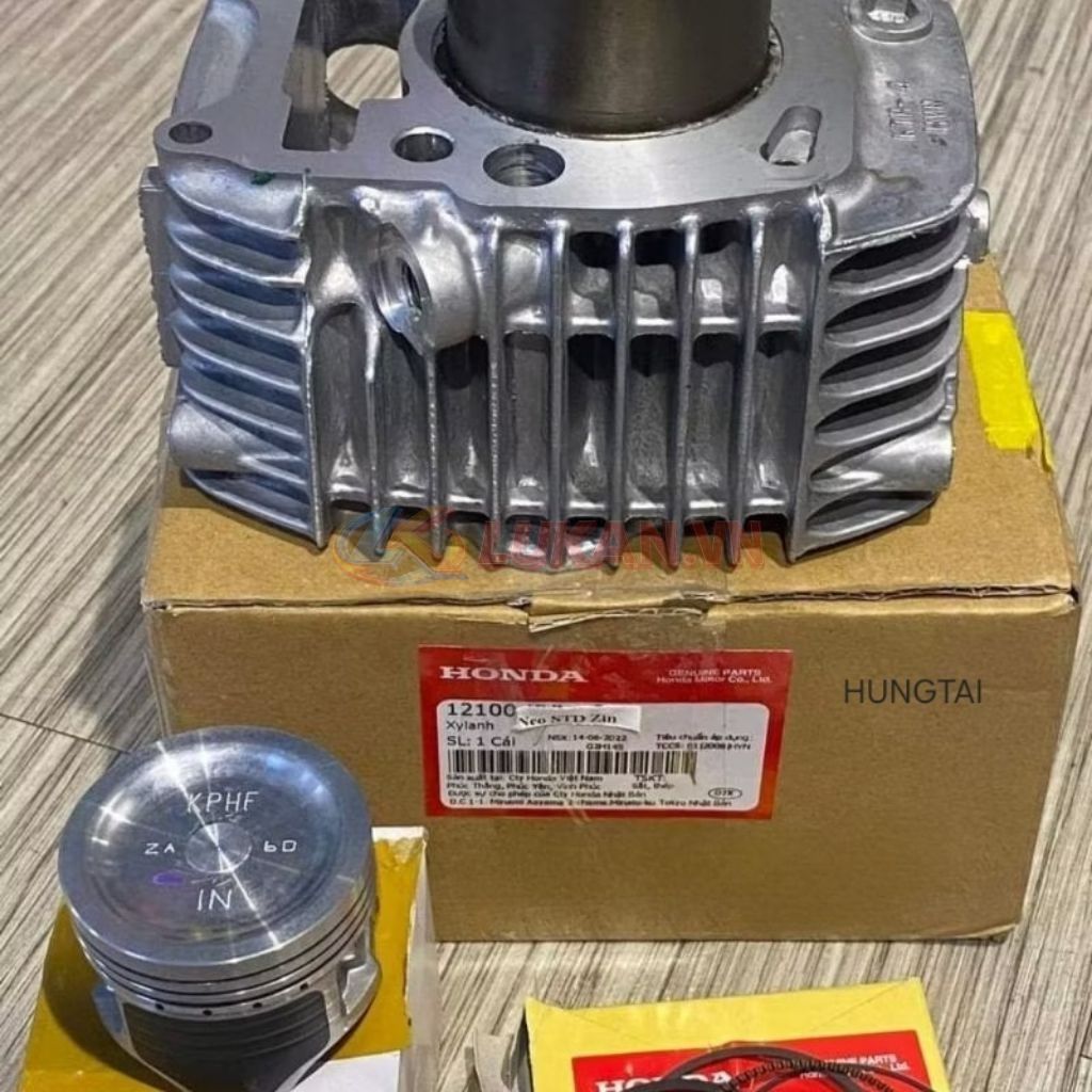 Bộ lòng hơi xi lanh xe FUTURE NEO, X 125 Fi... luôn piston bạc zin - Ảnh 3