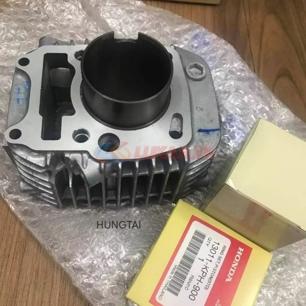Bộ lòng hơi xi lanh xe FUTURE NEO, X 125 Fi... luôn piston bạc zin - Ảnh 5
