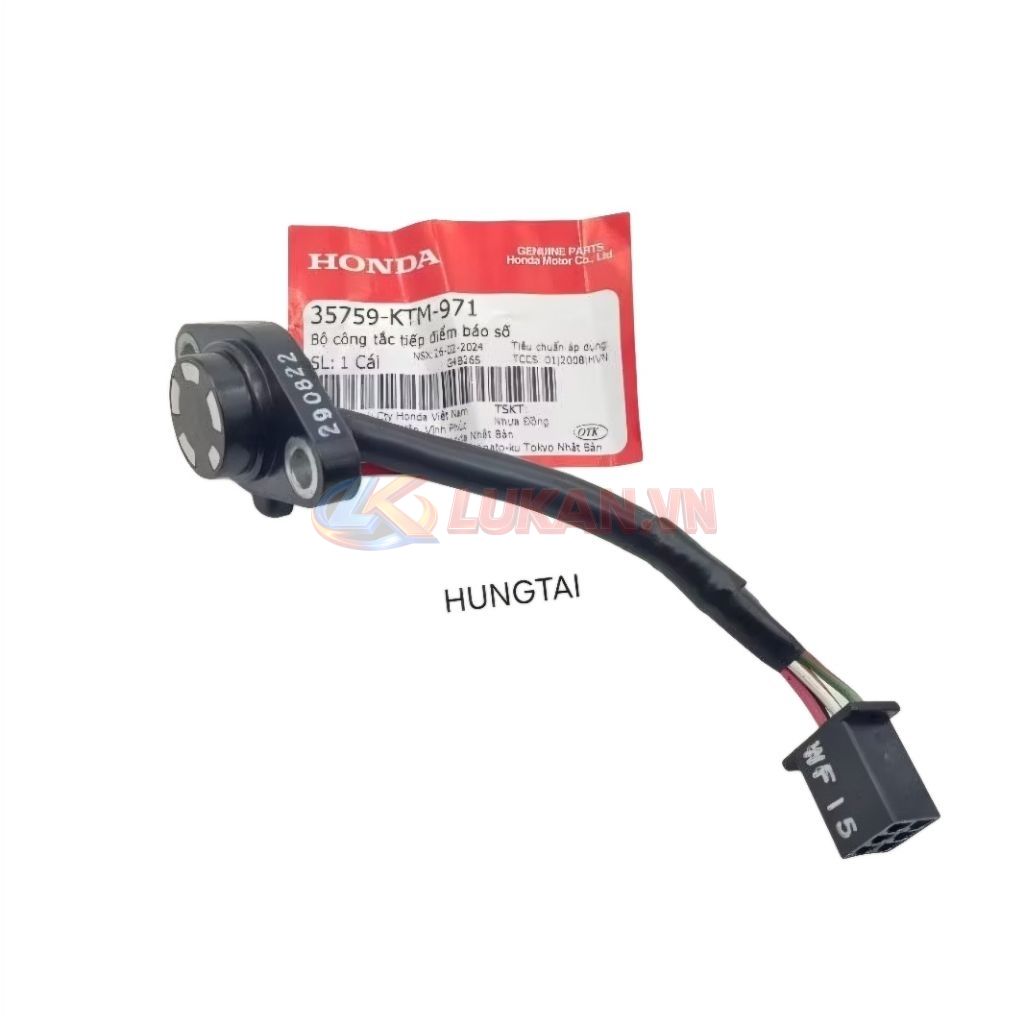Dây điện, công tắc tiếp điểm báo số FUTURE 2, NEO, X 125... zin 35759-KTM-971 - Ảnh 2