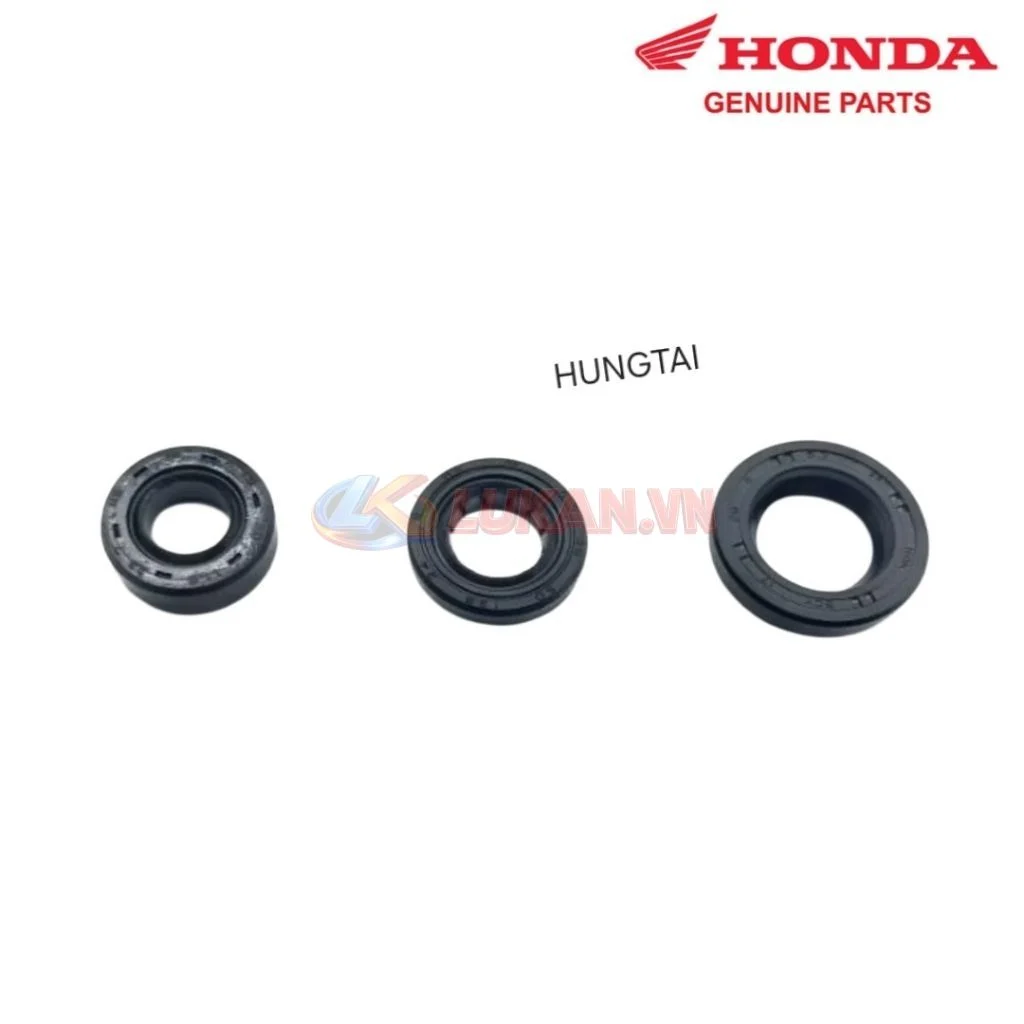 Bộ 3 phốt, phớt lốc máy WAVE S110, RSX, BLADE, A110... zin Thái 11,6x22x6, 13,8x24x5, 17x29x5 - Ảnh 2