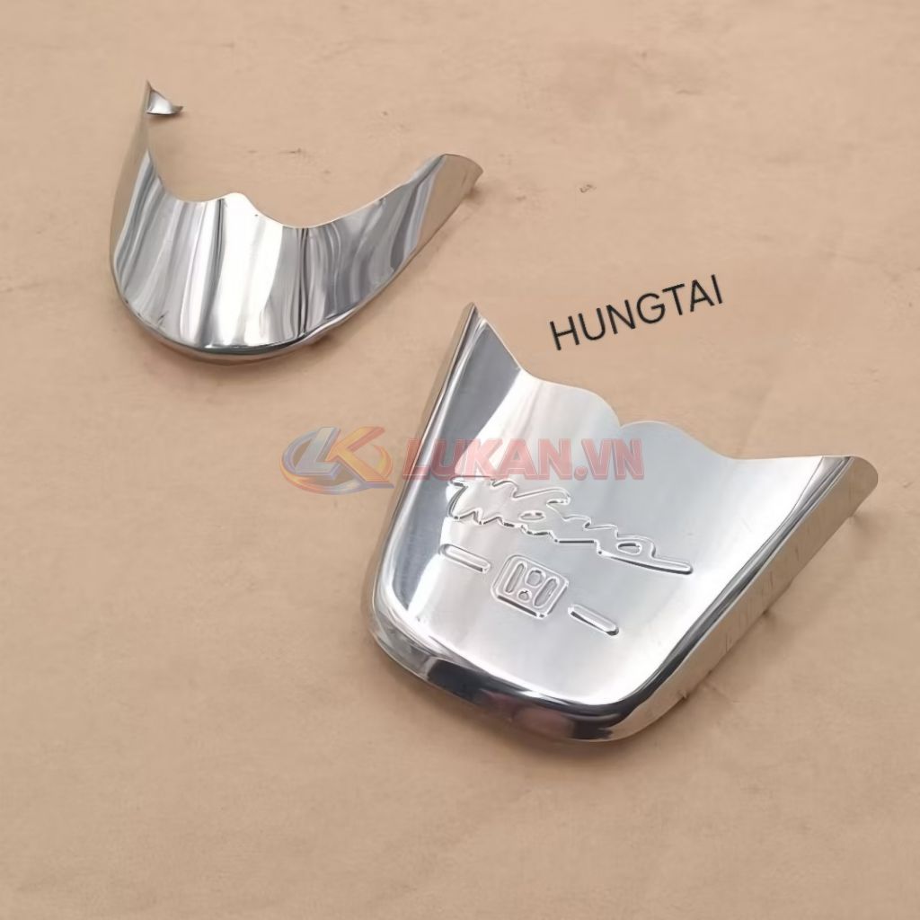 Cặp mũi dè, đuôi inox trắng xe WAVE A, RS, S100, RSX...
