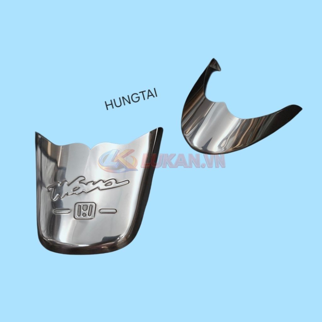 Cặp mũi dè, đuôi inox trắng xe WAVE A, RS, S100, RSX... - Ảnh 3