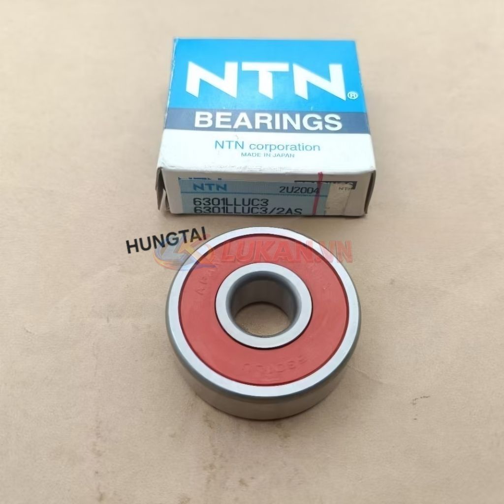Vòng bi, bạc đạn đùm bánh lốp DREAM, WAVE, FUTURE, WINNER... NTN 6301 - Ảnh 2