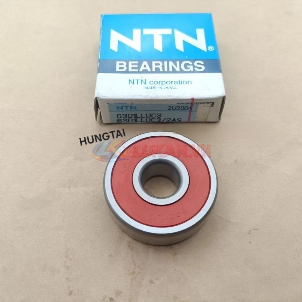 Vòng bi, bạc đạn đùm bánh lốp DREAM, WAVE, FUTURE, WINNER... NTN 6301 - Ảnh 4