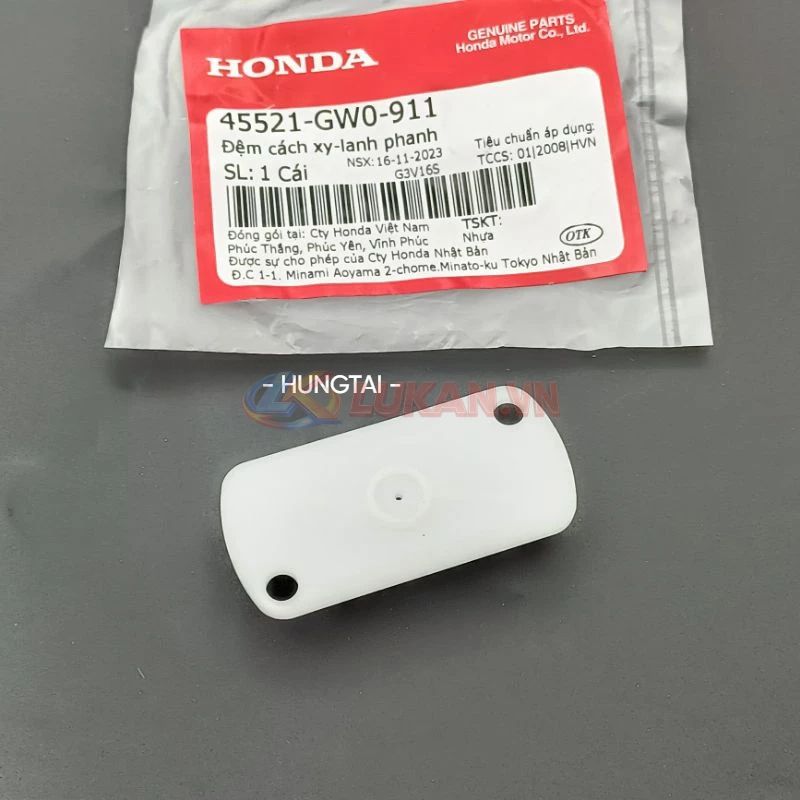 Đệm nhựa nắp bình dầu phanh WAVE ZX, RS, S110, RSX, FUTURE... zin 45521-GW0-911 - Ảnh 2