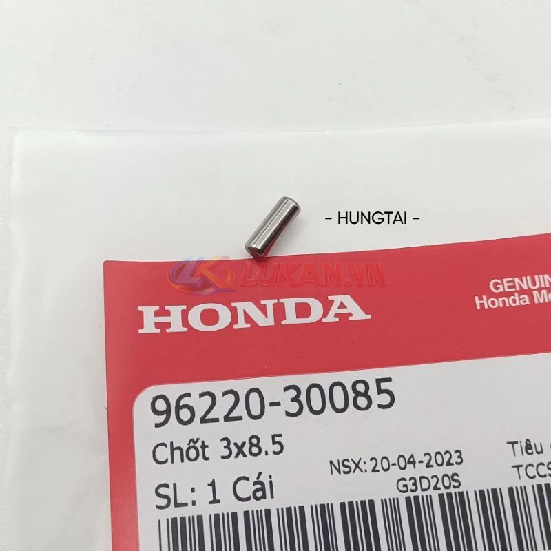 Chốt 3x8.5 bông heo sang số DREAM, WAVE, FUTURE... zin 96220-30085 - Ảnh 4