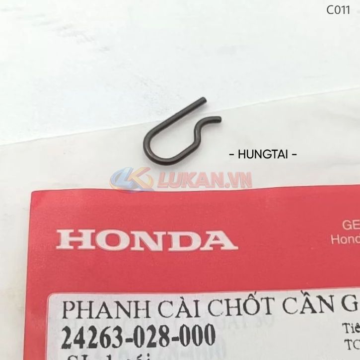 Chốt phe gài càng cua, heo số DREAM, WAVE, FUTURE... zin 24263-028-000