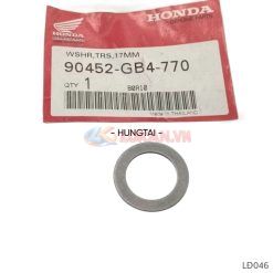 Đệm phẳng, lông đền 17mm cốt số, nhông tải DREAM, WAVE, FUTURE 1... zin 90452-GB4-770