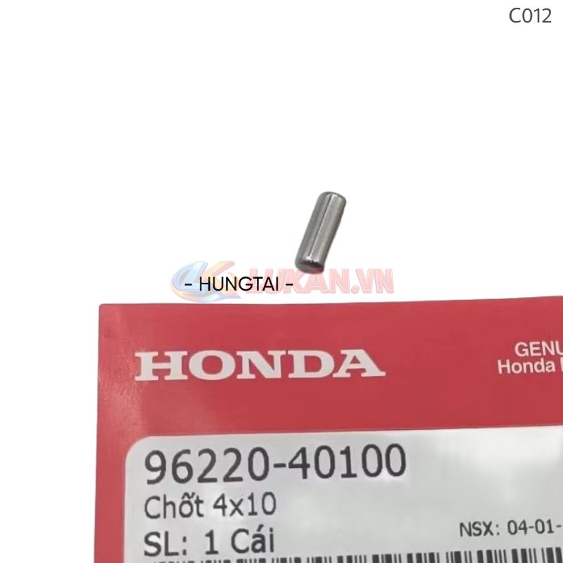 Chốt 4x10 chuyển bông nhông heo số DREAM, WAVE, FUTURE... zin 96220-40100