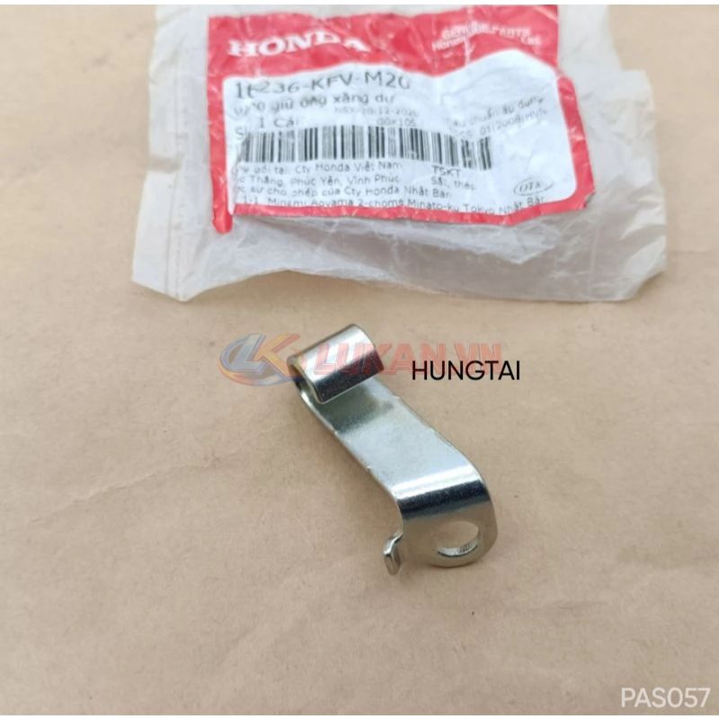 Pass đỡ dài, giữ ống xăng dư xe DREAM, WAVE.... zin Honda 16236-KFV-M20 - Ảnh 3
