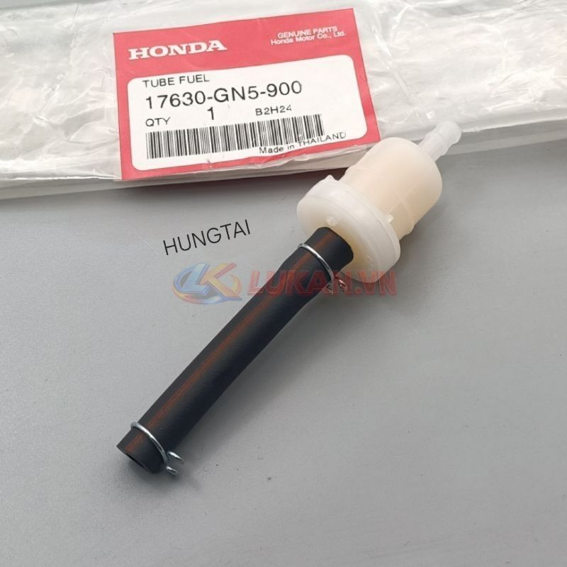 Đầu ống lọc xăng xe DREAM, WAVE Thái đen chỉ đỏ zin Honda - Ảnh 2
