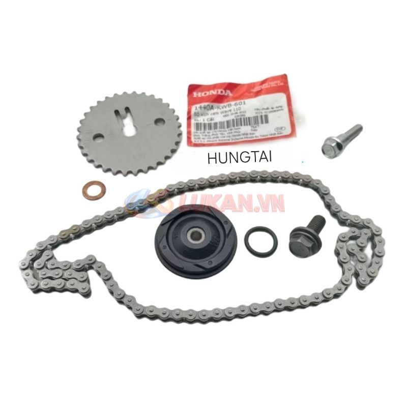 Bộ dàn bánh đỡ sên, xích cam WAVE S110, RSX, ALPHA 110... zin Honda 1440A-KWB-601