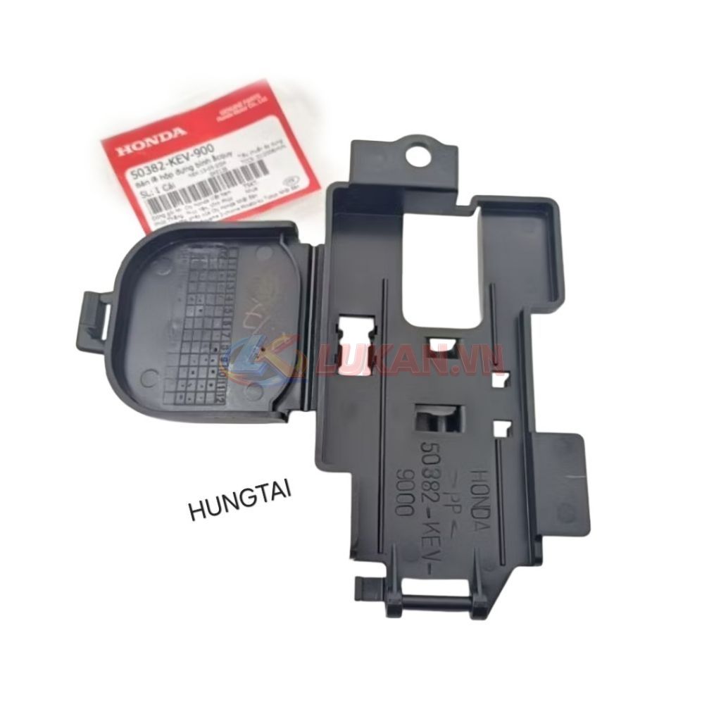 Nắp nhựa hộp bình điện ắc quy WAVE Thái, ALPHA, ZX, FUTURE... zin 50382-KEV-900 - Ảnh 4