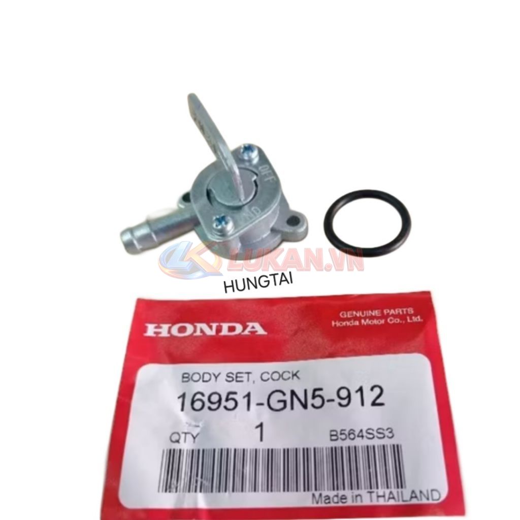 Van khóa ngắt bình xăng con DREAM, WAVE, FUTURE... chế hòa khí 16951-GN5-912 - Ảnh 4