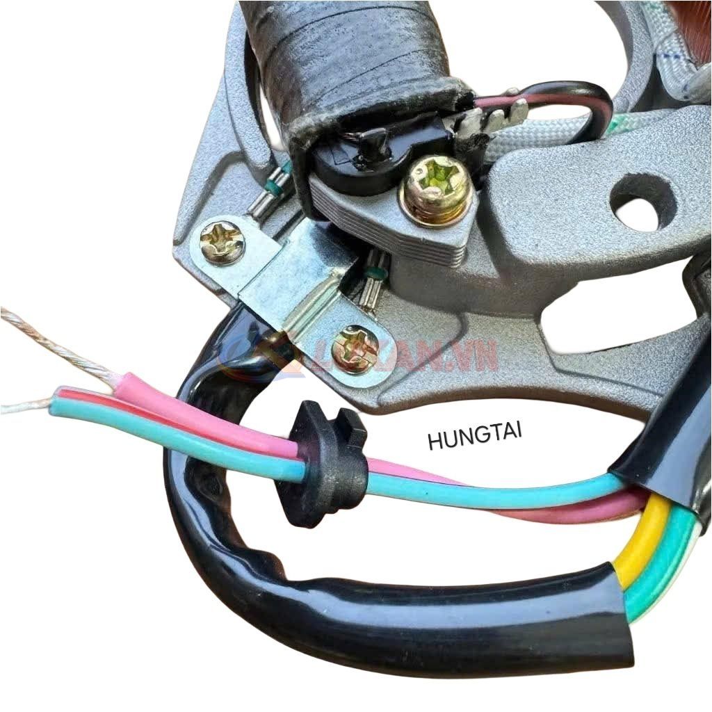 Bộ vô lăng điện, lửa 2 cuộn xe DREAM Thái, WAVE 100... zin - Ảnh 2