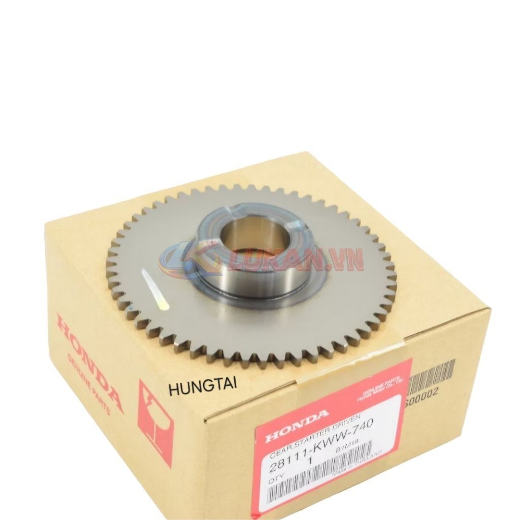 Bánh răng, nhông dĩa đề khởi động WAVE S110, RSX, ALPHA 110... zin 28111-KWW-740 - Ảnh 4