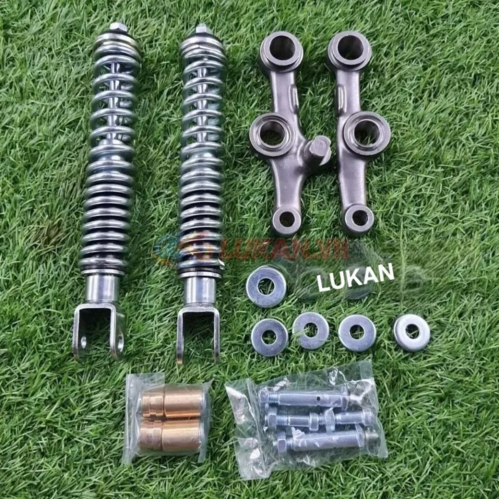 Bộ càng lò xo phuộc giảm sóc trước xe CUB 50, 81, 82, 86...