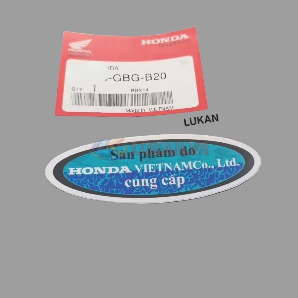 Tem gáy nhựa đầu bợ cổ xe Super DREAM Việt đời đầu zin - Ảnh 2