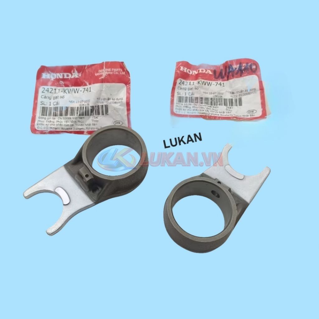 Cặp càng cua gạt nhông heo số WAVE S110, RSX, ALPHA 110... zin 24211-KWW-741 - Ảnh 4