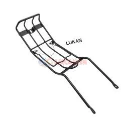 Baga giữa kẹp để đồ xe DREAM Lùn đen bọc nhựa mẫu xưa
