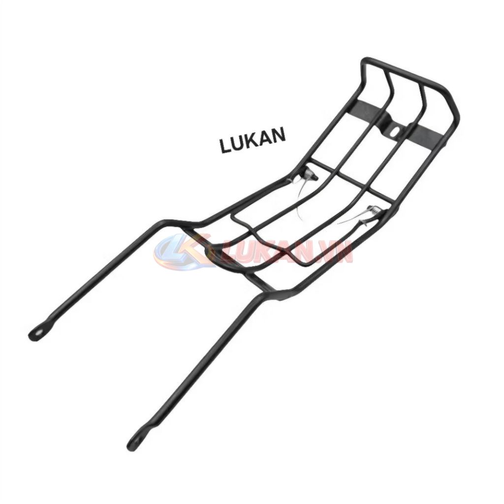 Baga giữa kẹp để đồ xe DREAM Lùn đen bọc nhựa mẫu xưa - Ảnh 3