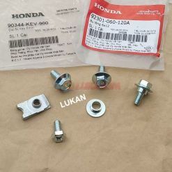 Bộ ốc bắt nhựa hộp bình ắc quy xe WAVE Thái, ALPHA, FUTURE 1... zin 92301-060-120A, 90344-KEV-900