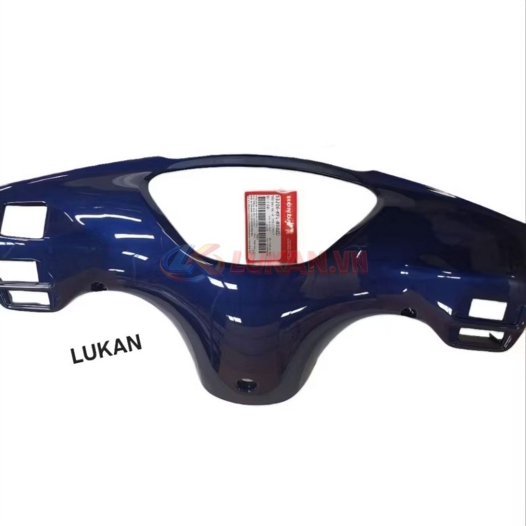 Nhựa ốp đầu đèn, bợ cổ gáy FUTURE 1 đời đầu Xanh mực zin 53200-KFL-890ZD - Ảnh 4
