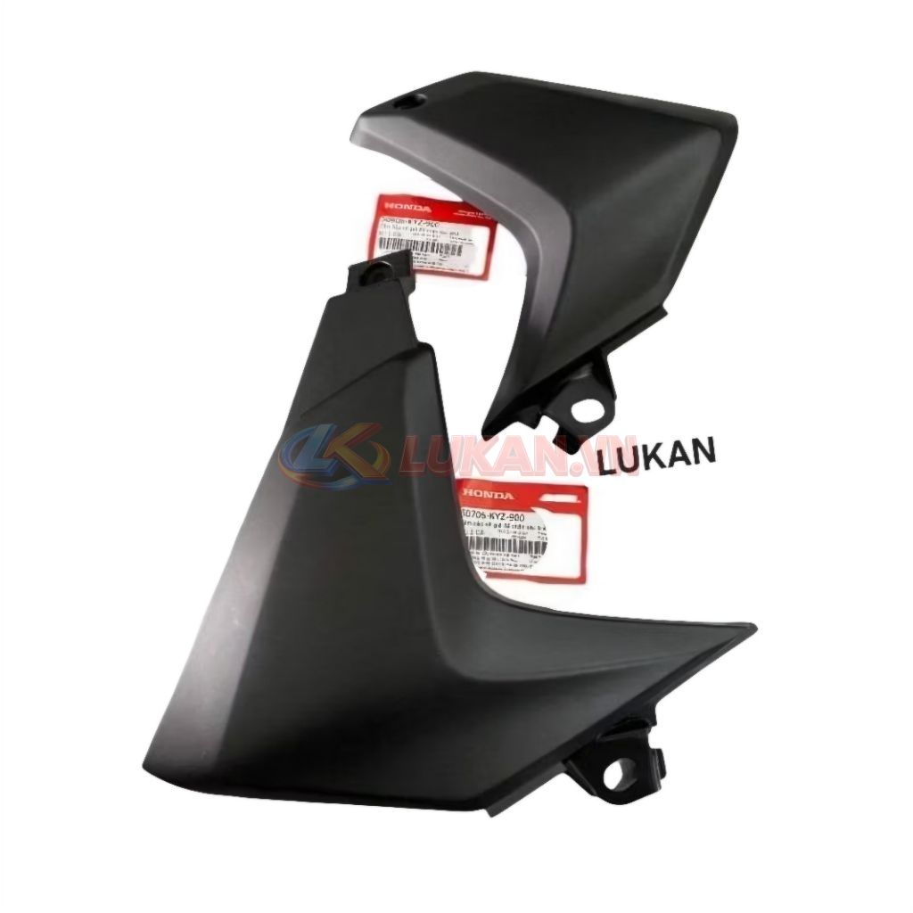 Cặp nhựa nhám đen ốp bụng, sườn FUTURE MẬP, LED 125... zin Honda 50706-KYZ-900, 50606-KYZ-900 - Ảnh 4