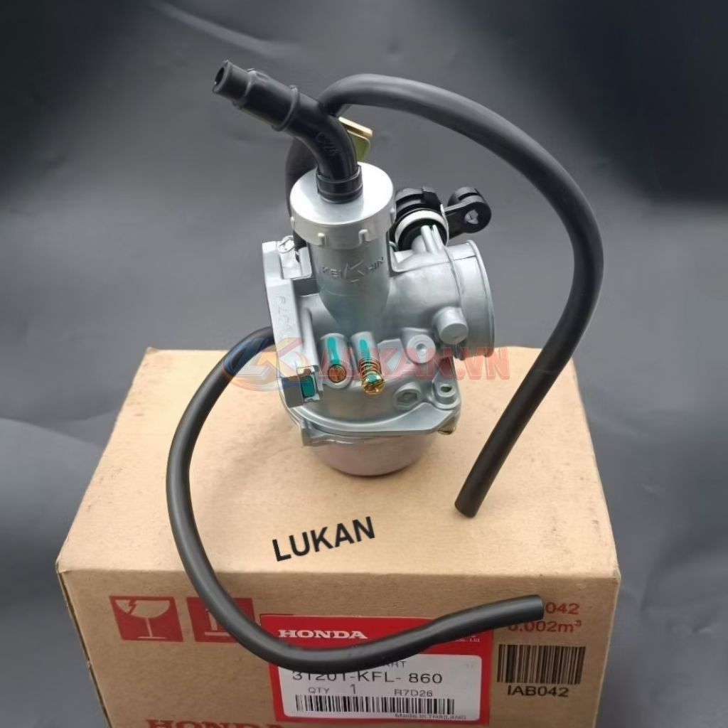 Bình xăng con, chế hòa khí 110 xe DREAM, WAVE, FUTURE 1... - Ảnh 3